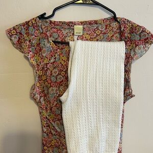 Alcott Women's Floral Blouse - Red and Blue